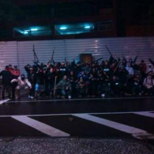 harde kern van Atlético Panaense