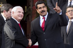 Maduro en Martinelli in juli 2013